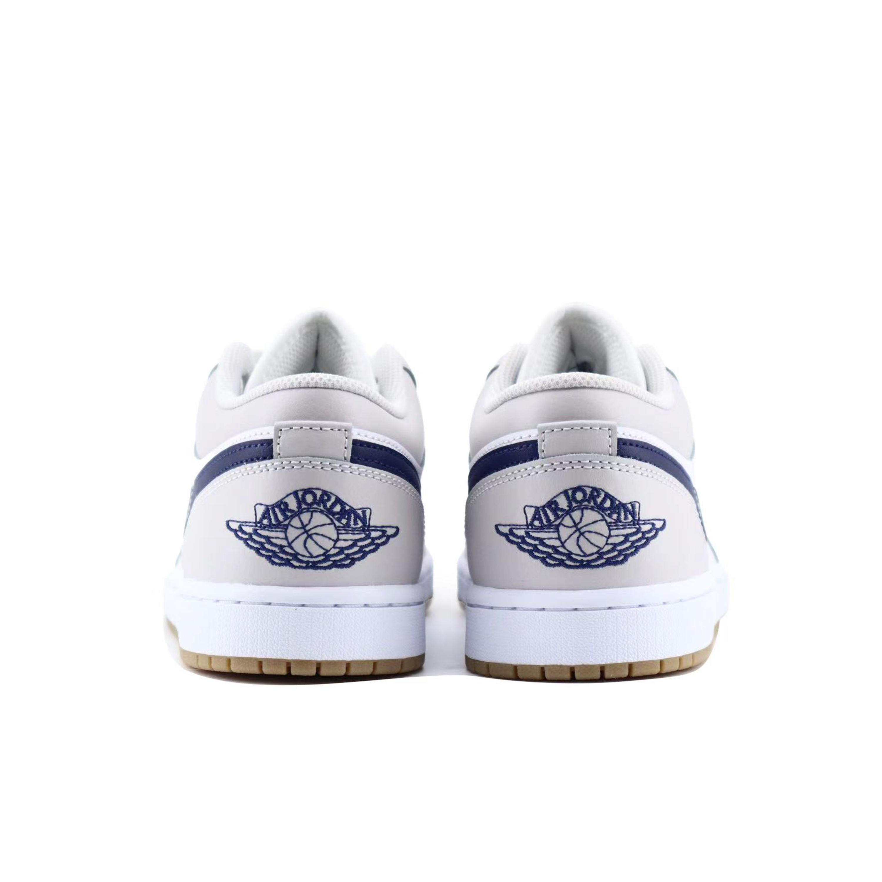 Jordan Air Jordan 1 Shock Absorbers With Slip Resistant Features Low Top Vintage Basketball Shoes Unisex White Gray купить в интернет-магазине Yoocart с быстрой доставкой по России.