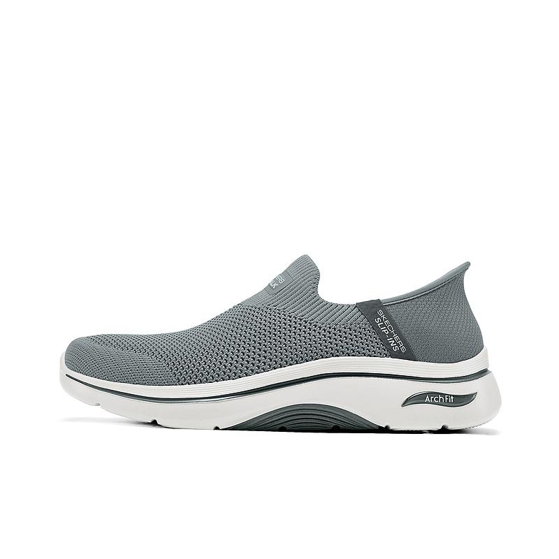 Skechers MEN'S GO WALK Low Top Casual Shoes Men's Gray