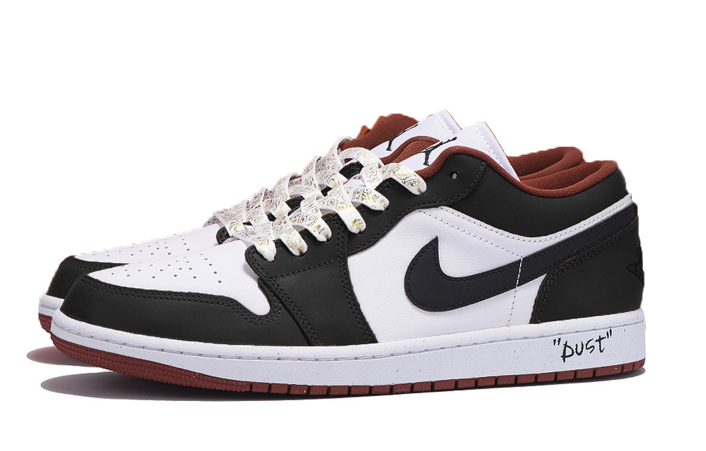 Jordan Air Jordan 1 Low Top Vintage Basketball Shoes Unisex Black Red купить в интернет-магазине Yoocart с быстрой доставкой по России.