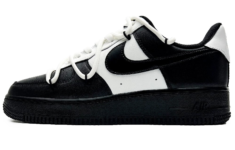 Nike Air Force 1 Reverse Sky Fury Anti-Slip Wear-Resistant Low-Top Skateboard Shoes Unisex Black White