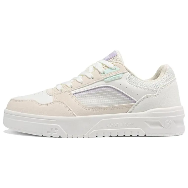 361° Slip Resistant Balance Low Top Skateboard Shoes Women's White Pink
