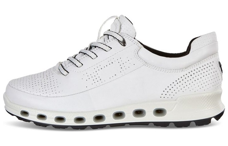 Ecco Cushioning, Wear Resistant Low Top Sports Casual Shoes Women's White