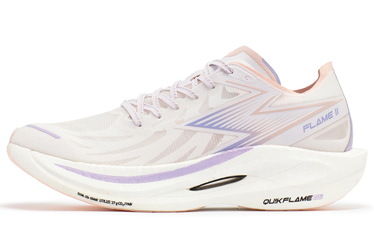 361° Feiran 2 Running Shoes Unisex Low-Top Pink/White/Purple