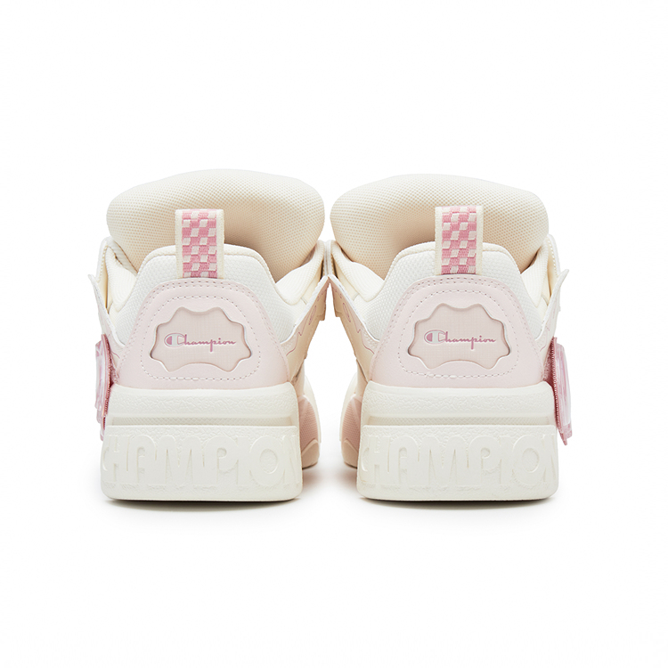 Champion Puffy Jelly Shoes Low Top Skateboard Shoes Unisex Washed Pink/Milk White купить в интернет-магазине Yoocart с быстрой доставкой по России.