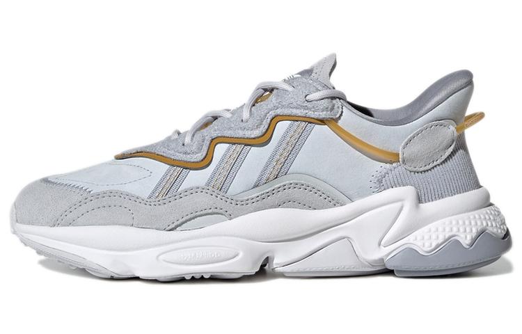 Adidas Originals Ozweego Shoes 'Grey /Yellow' Women's