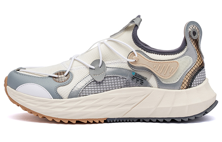 361° Running Shoes Men's Low Top Sago/Gray/361 Degrees White