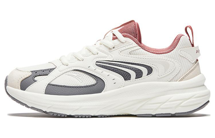 Anta Cushioned Slip-Resistant Low-Top Casual Running Shoes Women's Ivory