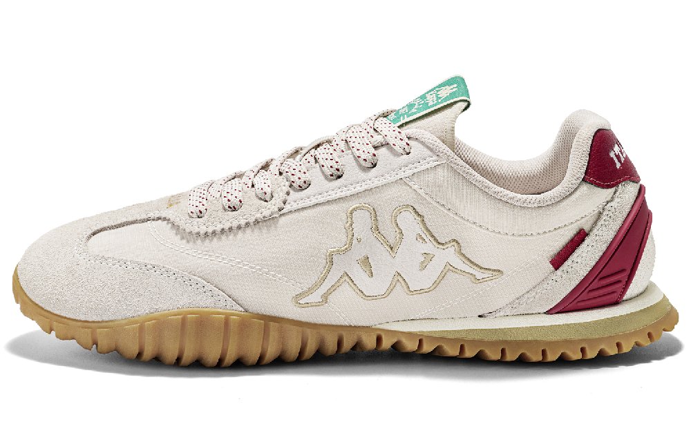 Kappa Back to Back Anti Slip Wear Resistant Low Top Casual Shoes Unisex Beige Brown Red
