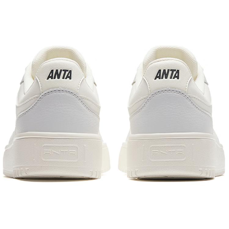 Anta Cushioning Wear-Resistant Low-Top Skateboard Shoes Men's White Gray купить в интернет-магазине Yoocart с быстрой доставкой по России.