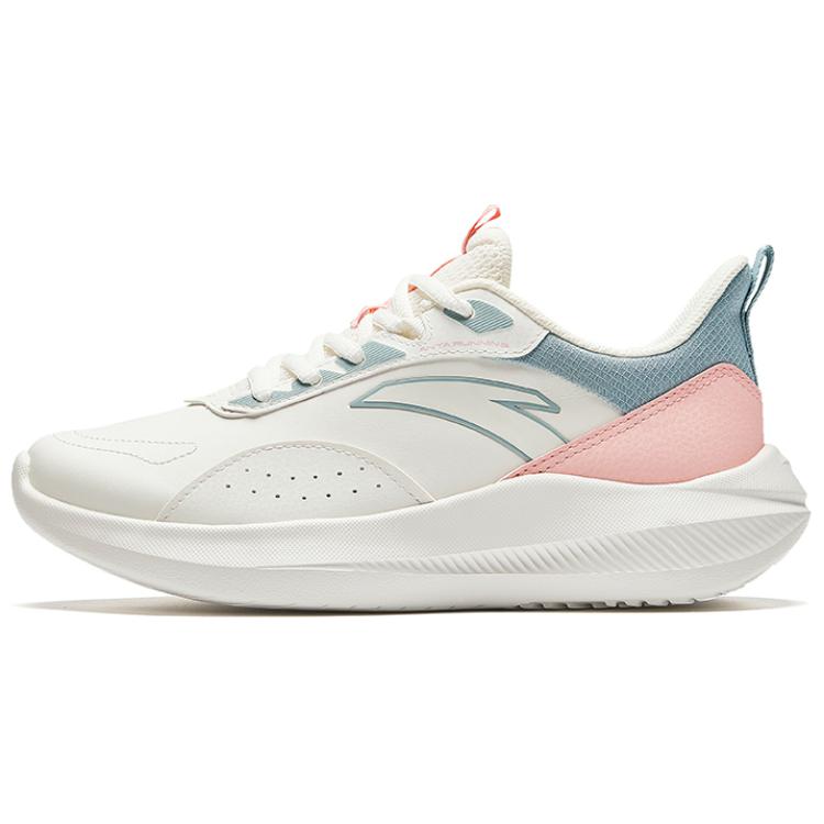 Anta Anti-Slip And Wear-Resistant Breathable Low-Top Running Shoes Women's White