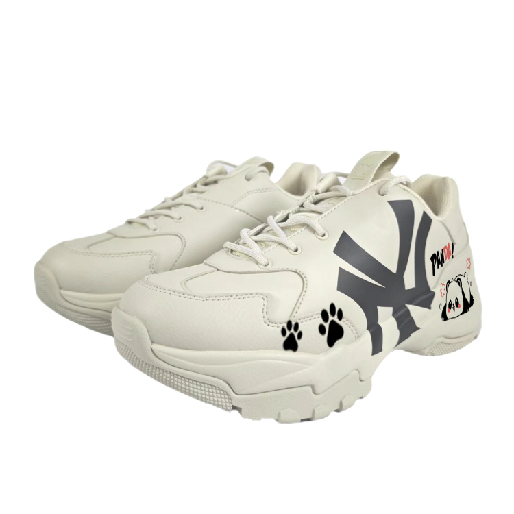 MLB Big Ball Chunky Low-Top Chunky Sneakers Unisex Ecru