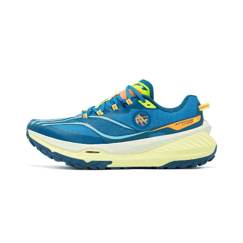 LiNing Dilu Wear-Resistant Slip-Resistant Low-Top Running Shoes Men's Blue