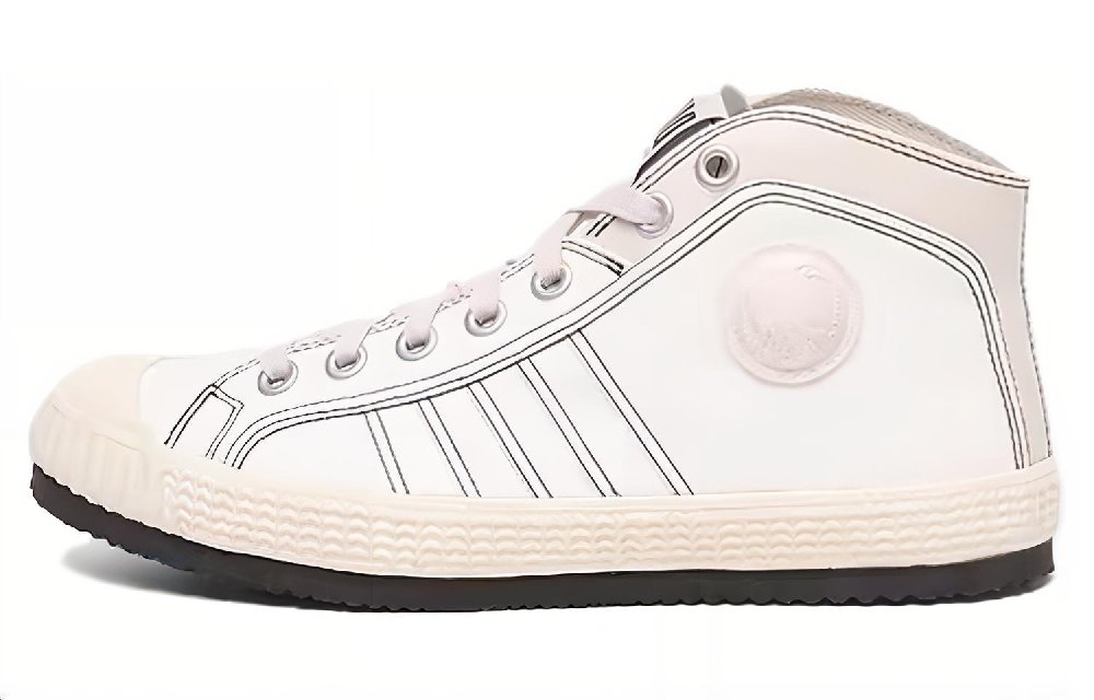 DIESEL High-Top Skateboard Shoes Men's White