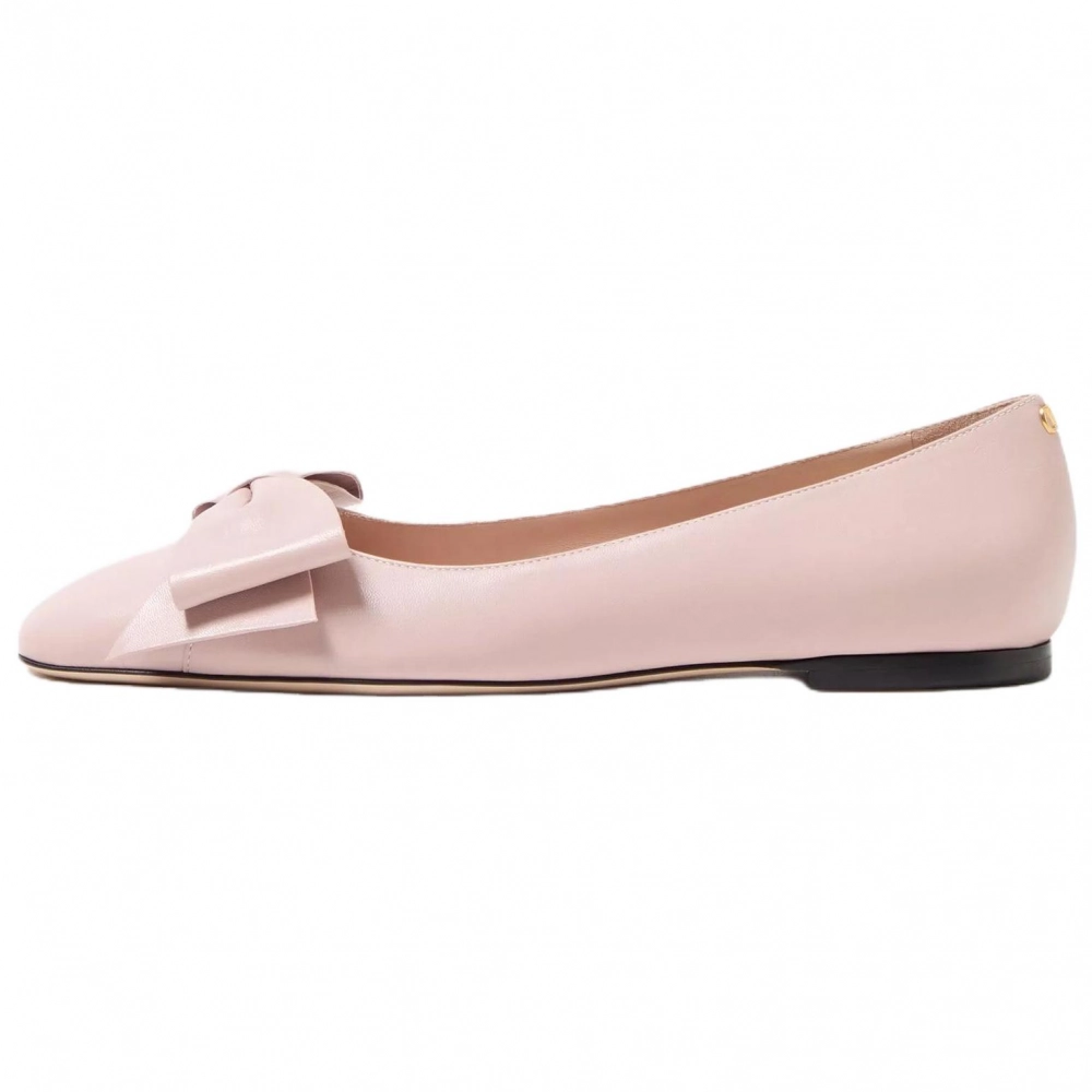 Valentino GARAVANI Bowow Casual Single Shoes Women's Pink