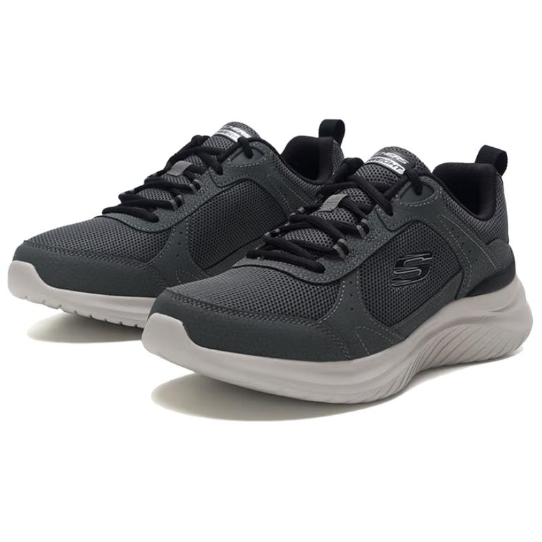 Skechers FLECTION 3.0 Abrasion Resistant Breathable Running Shoes Men's Gray купить в интернет-магазине Yoocart с быстрой доставкой по России.