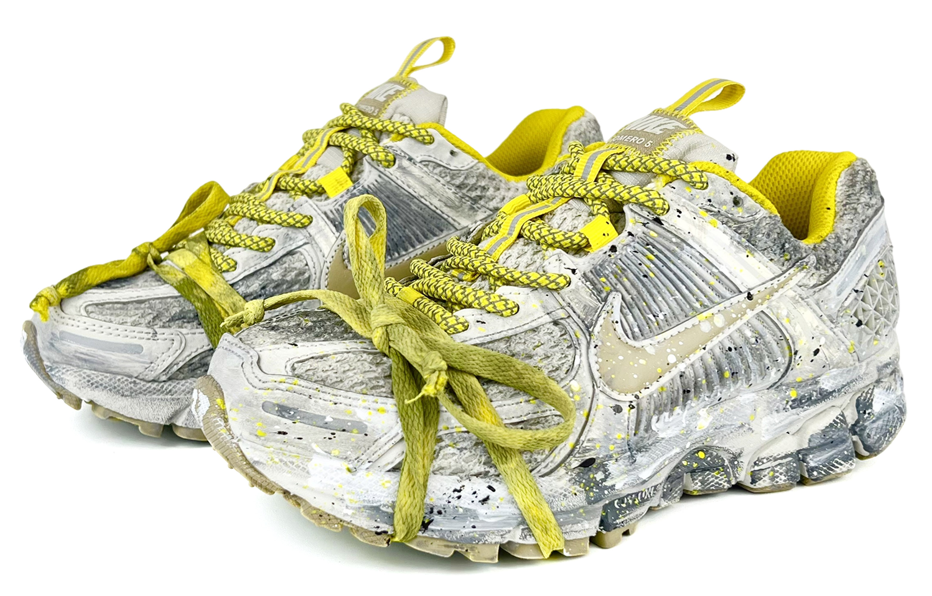 Nike Air Zoom Vomero 5 Cushioned Slip-Resistant Low-Top Running Shoes Unisex Gray купить в интернет-магазине Yoocart с быстрой доставкой по России.