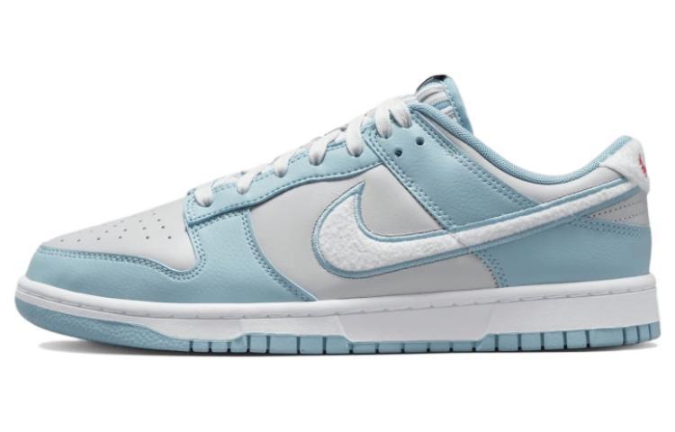 Nike Dunk Low 'Fleece Swoosh Light Blue'