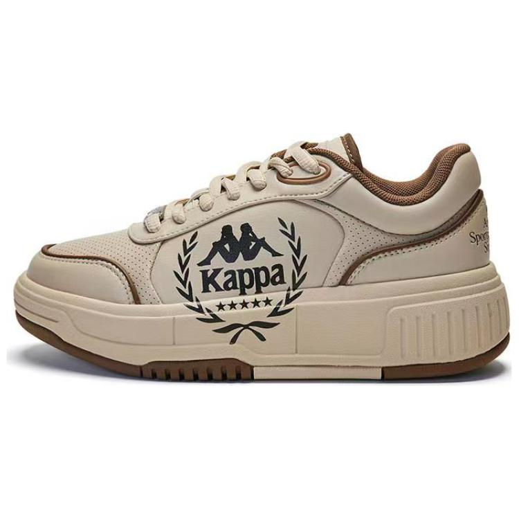 Kappa Anti-Slip Wear-Resistant Low-Top Skateboard Shoes Women's Brown