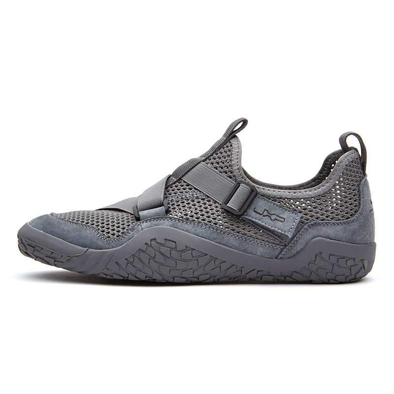 Jeep Cushioning Coverage Abrasion Resistant Lightweight Breathable Slip Resistant Low Top Casual Shoes Men's Gray