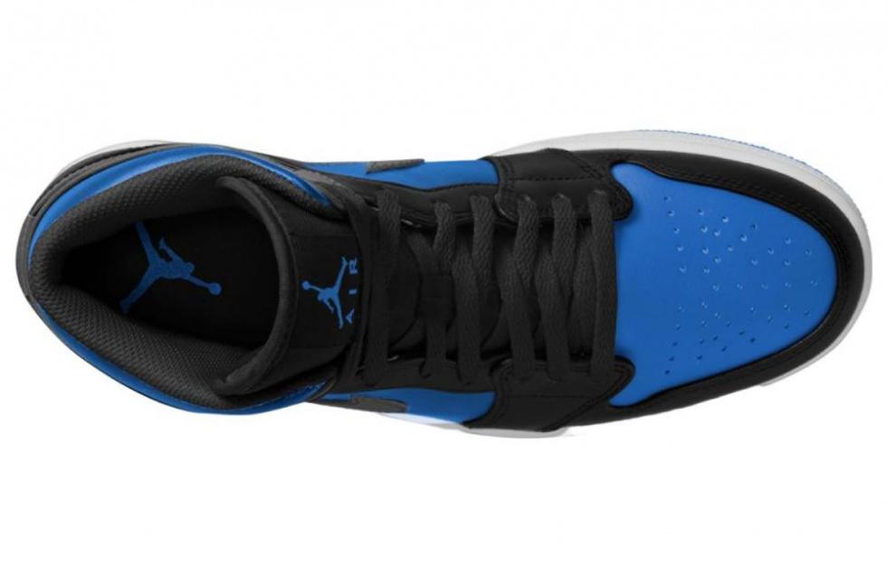 Jordan 1 Mid Black Royal Blue купить в интернет-магазине Yoocart с быстрой доставкой по России.