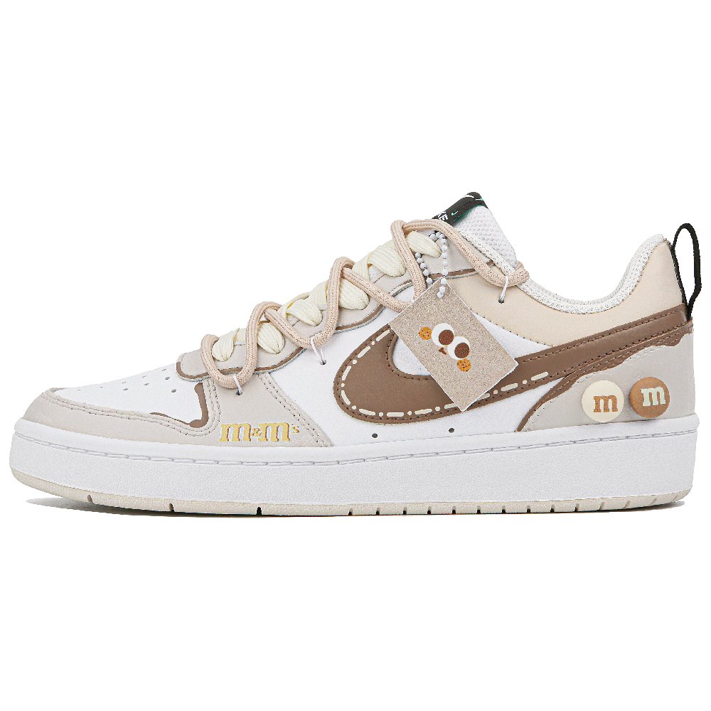 Nike Court Borough Low-Top Skateboard Shoes GS Ecru