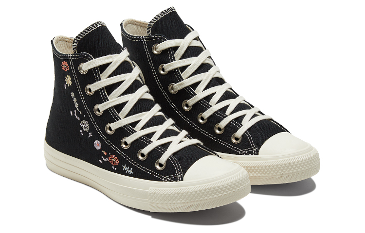 Chuck Taylor All Star Wmns Converse High 'Embroidered Floral - Black' Women's купить в интернет-магазине Yoocart с быстрой доставкой по России.