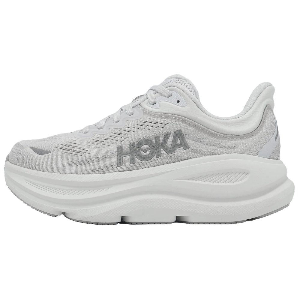 HOKA ONE ONE Bondi 9 Cushioning, Breathable, Supportive Casual Running Shoes Women's Gray