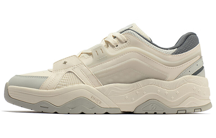 361° BOUND Technology Low-Top Skateboard Shoes Men's Beige Gray