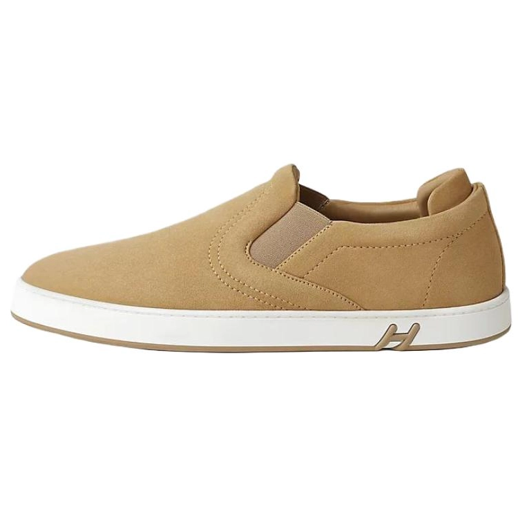 HERMES Lucky Casual Shoes Men's Beige