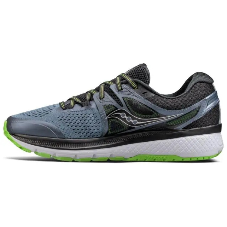 Saucony Triumph ISO 3 Cushioning, Wear Resistant Low Top Running Shoes Men's Gray Blue
