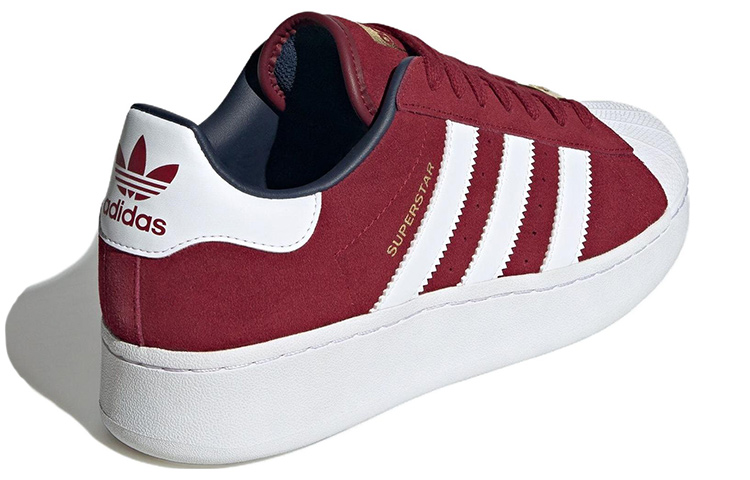 Adidas Superstar Xlg Collegiate Burgundy White купить в интернет-магазине Yoocart с быстрой доставкой по России.