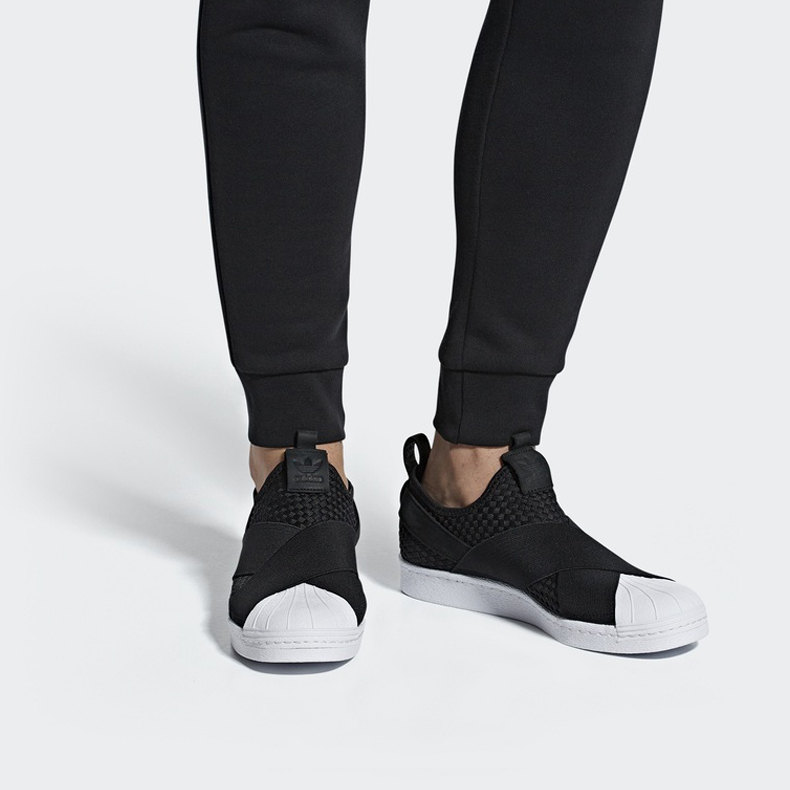 Adidas Originals Superstar Slip On 'Black White'