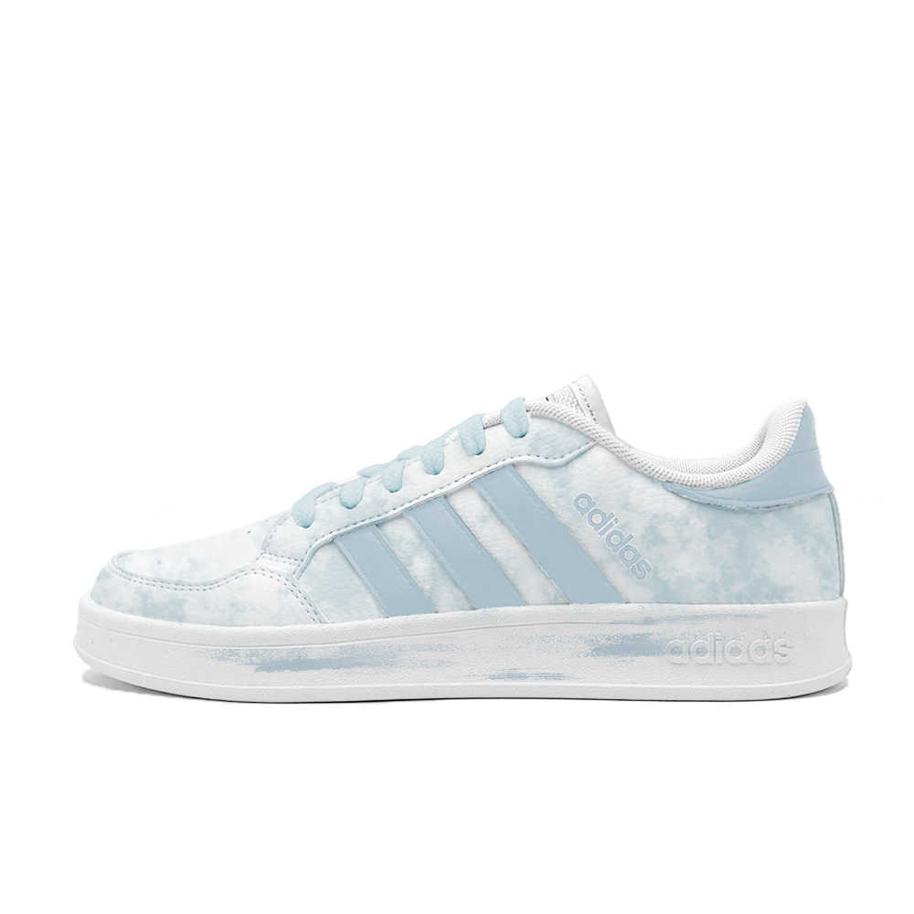 Adidas Neo Breaknet Sea Salt Summer Abrasion Resistant Low top Skateboard Shoes Unisex Light Blue