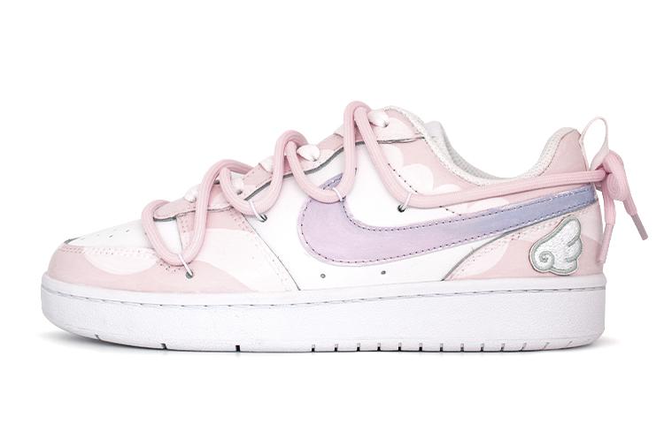 Nike Court Borough Low 2 Low-Top Skateboard Shoes Women's Pink White
