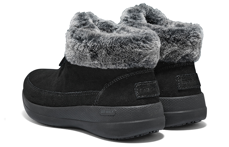 Skechers GO WALK Stability Durable Cushioning Knee-High Snow Boots Women's Black купить в интернет-магазине Yoocart с быстрой доставкой по России.
