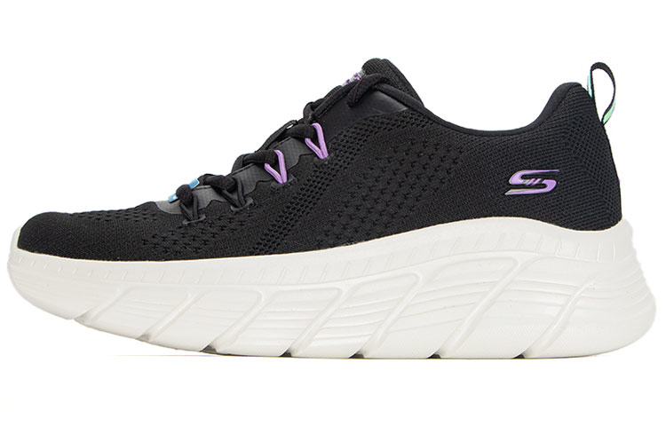 Skechers BOBS B FLEX Low Top Casual Running Shoes Women's Black