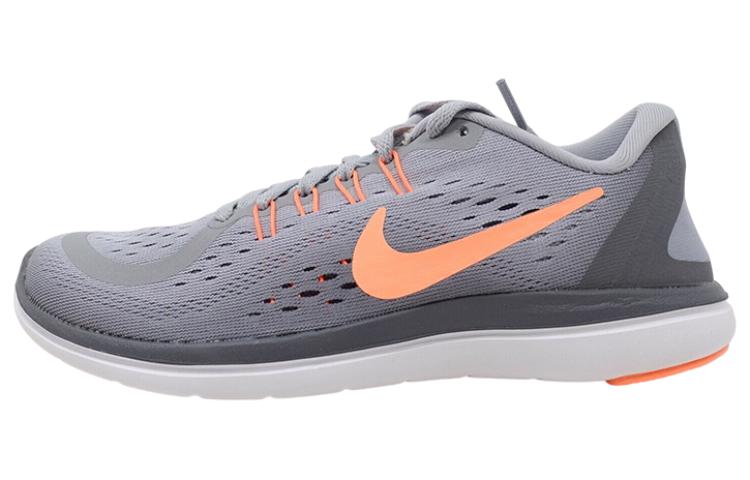Nike Flex 2017 Rn Wolf Grey Sunset Glow Women's