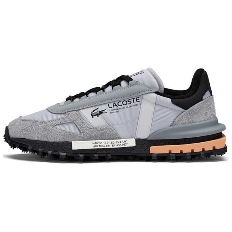 LACOSTE Casual Shoes Men Low-Top Gray