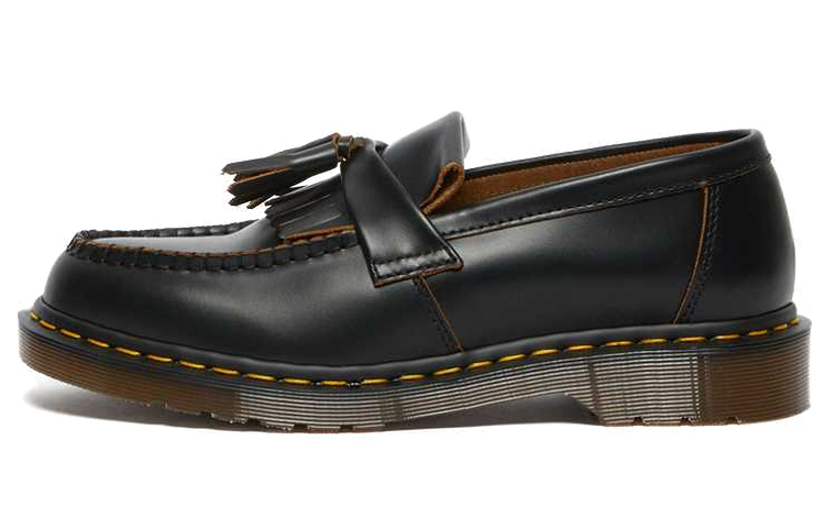 Dr. Martens Adrian Vintage Tassel Loafer Black Quilon