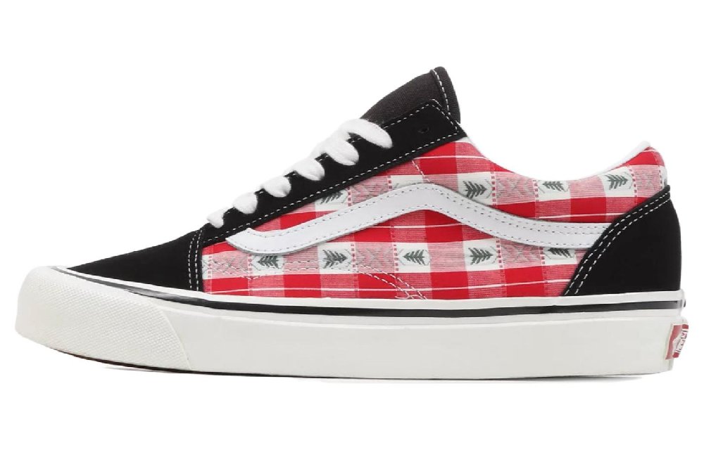 Old Skool Vans 36 Dx 'Anaheim Factory Red Plaid'