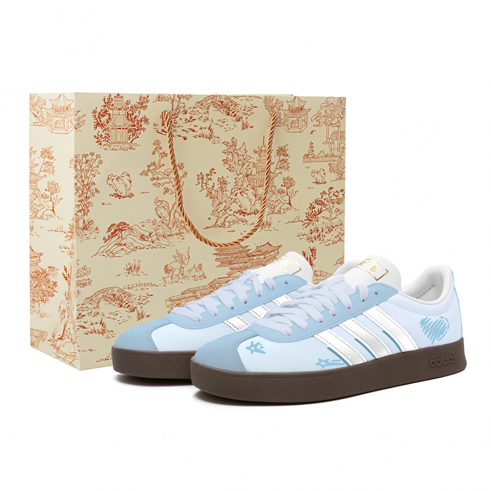 Adidas Neo VL Court 2.0 Abrasion Resistant Slip Resistant Low top Skateboard Shoes Unisex