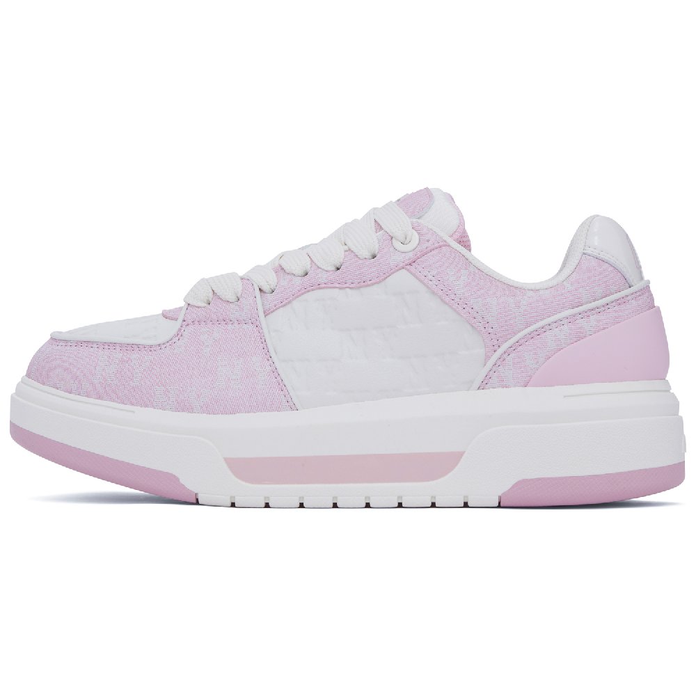 MLB Chunky Liner Anti-Slip Wear-Resistant Low-Top Casual Shoes Unisex Pink