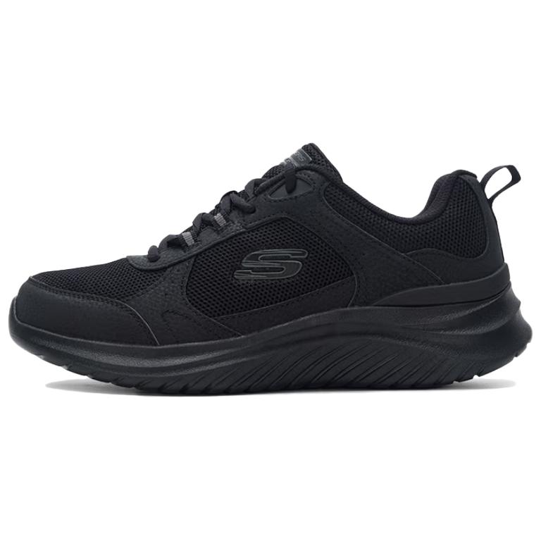 Skechers FLECTION 3.0 Abrasion Resistant Breathable Running Shoes Men's Black