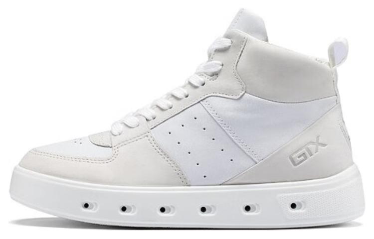 Ecco High-Top Stylish Skateboarding Shoes Women's White