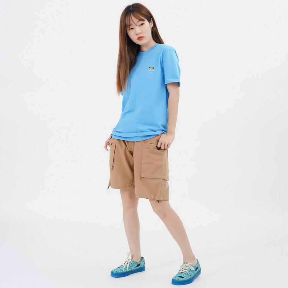 Authentic Tyakasha x Authentic Vans 'OTW Gallery - Blue' купить в интернет-магазине Yoocart с быстрой доставкой по России.