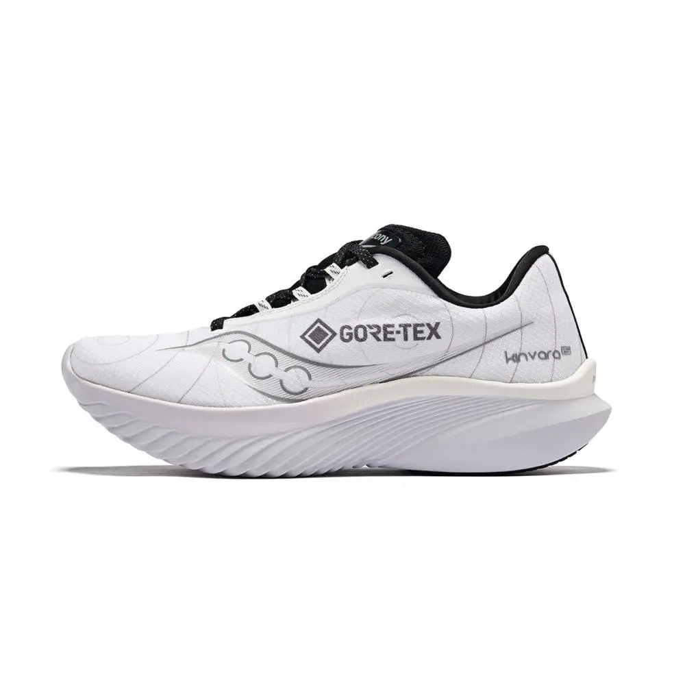 Saucony Kinvara Elite 15 Abrasion Resistant Waterproof And Breathable Low Top Running Shoes Women's White