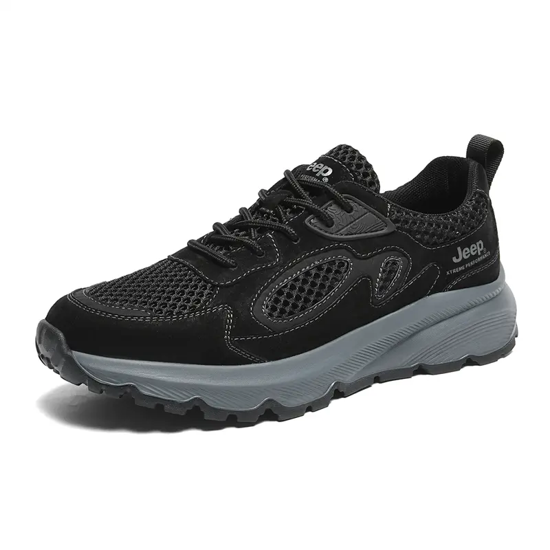 Jeep Cushioning Abrasion Resistant Breathable Slip Resistant Running Shoes Men's
