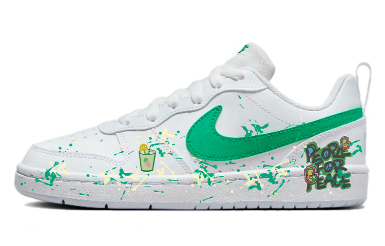 Nike Court Borough Skateboard Shoes Women's Low-Top White купить в интернет-магазине Yoocart с быстрой доставкой по России.