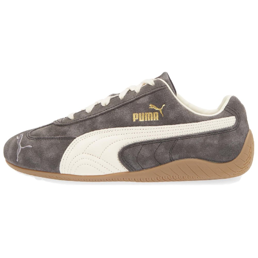 PUMA Speedcat Collection Abrasion Resistant Low top Casual Shoes Unisex Gray White