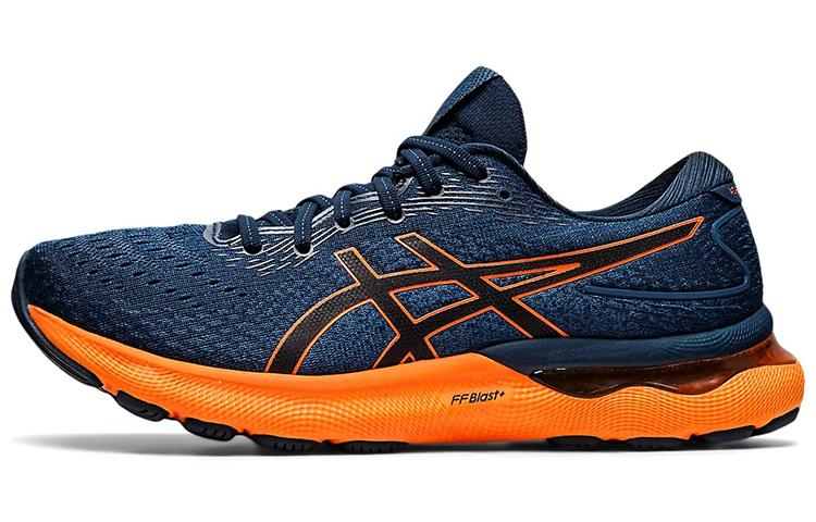 Asics Gel Nimbus 24 French Blue Shocking Orange